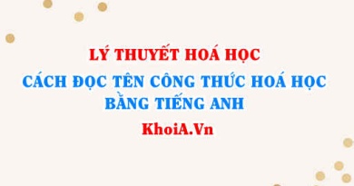Cách đọc tên Công thức hoá học bằng tiếng Anh chuẩn xác nhất